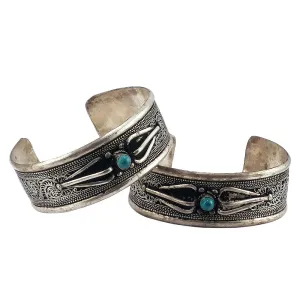 Tibetan Cuff Bracelets - Set of 2