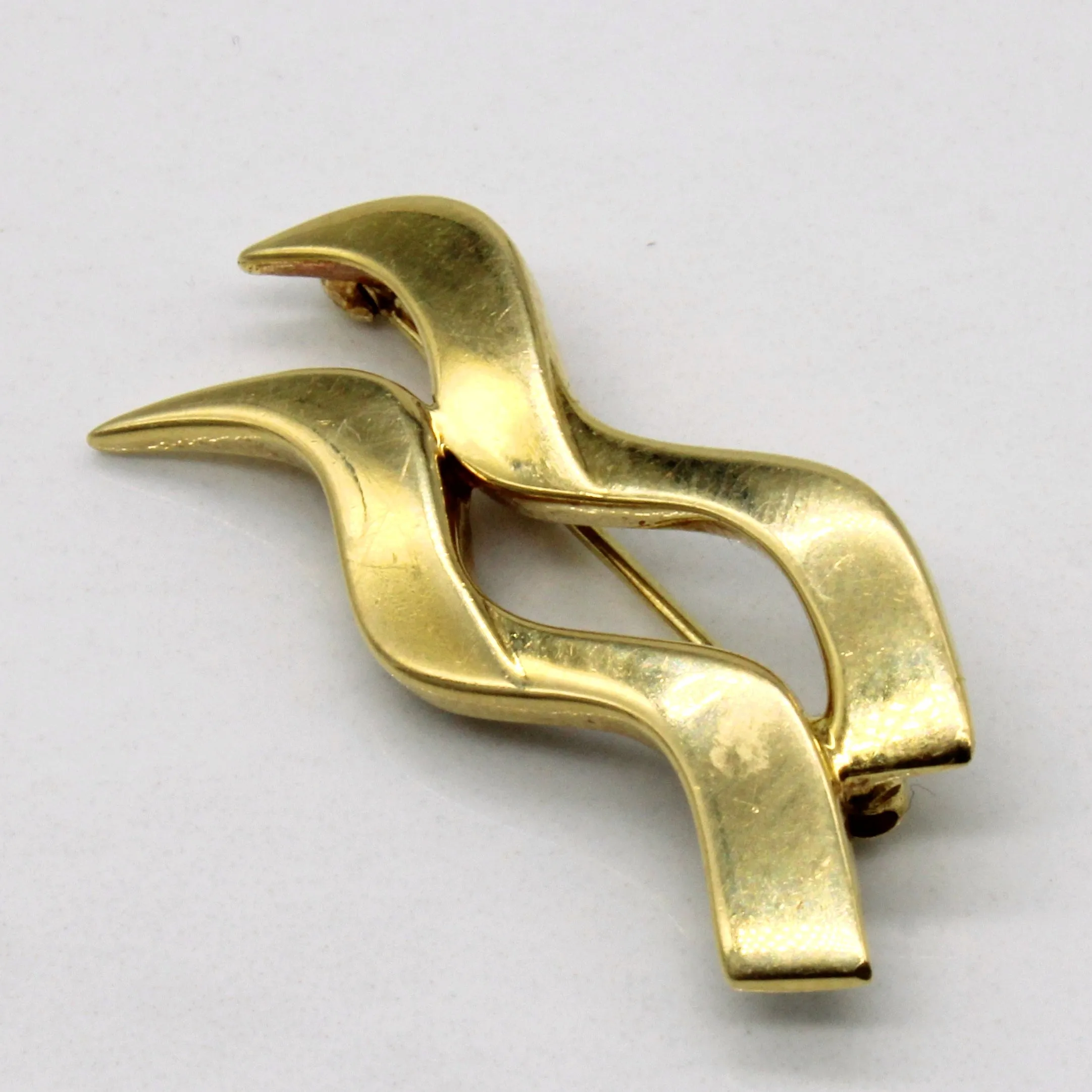 Tiffany & Co' Paloma Picasso Double Wave 18k Brooch