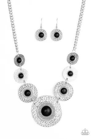 Tiger Trap Black Paparazzi Necklace