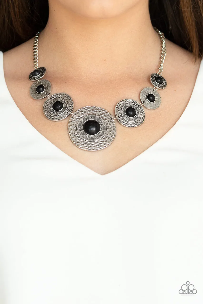 Tiger Trap Black Paparazzi Necklace