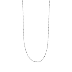 Tiny Paperclip Chain Necklace