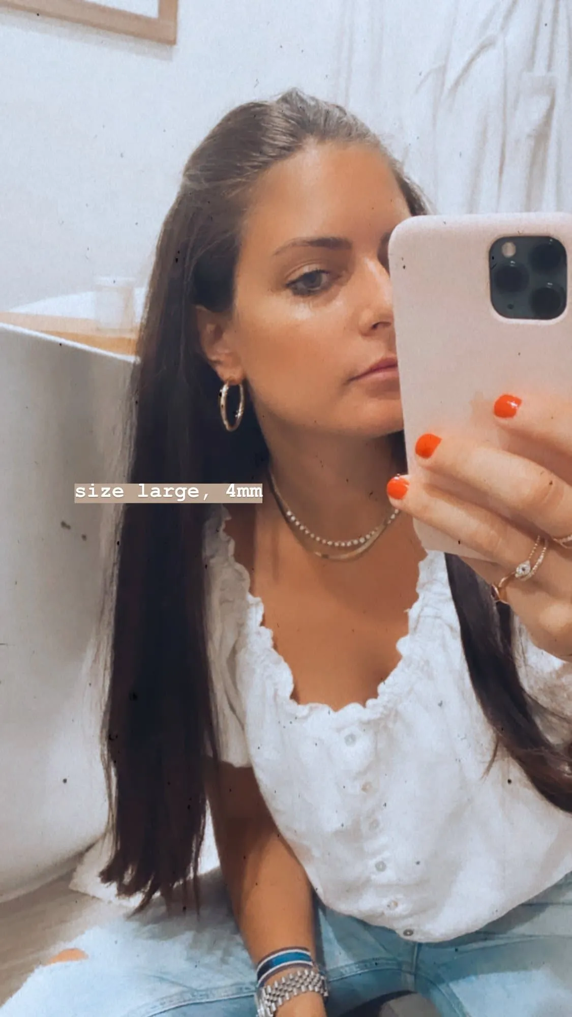 TUBE HOOP EARRINGS (4mm Width)