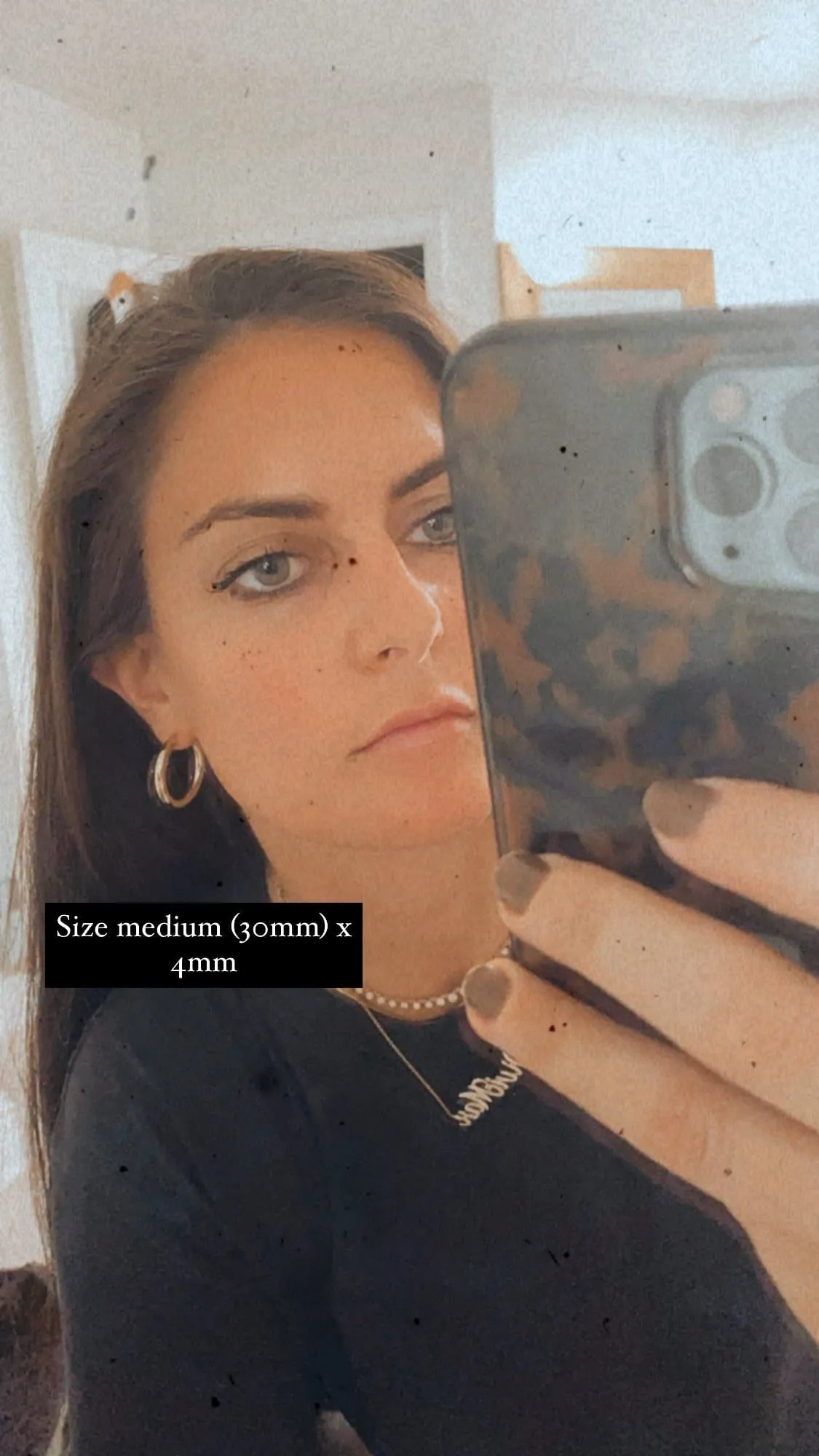 TUBE HOOP EARRINGS (4mm Width)