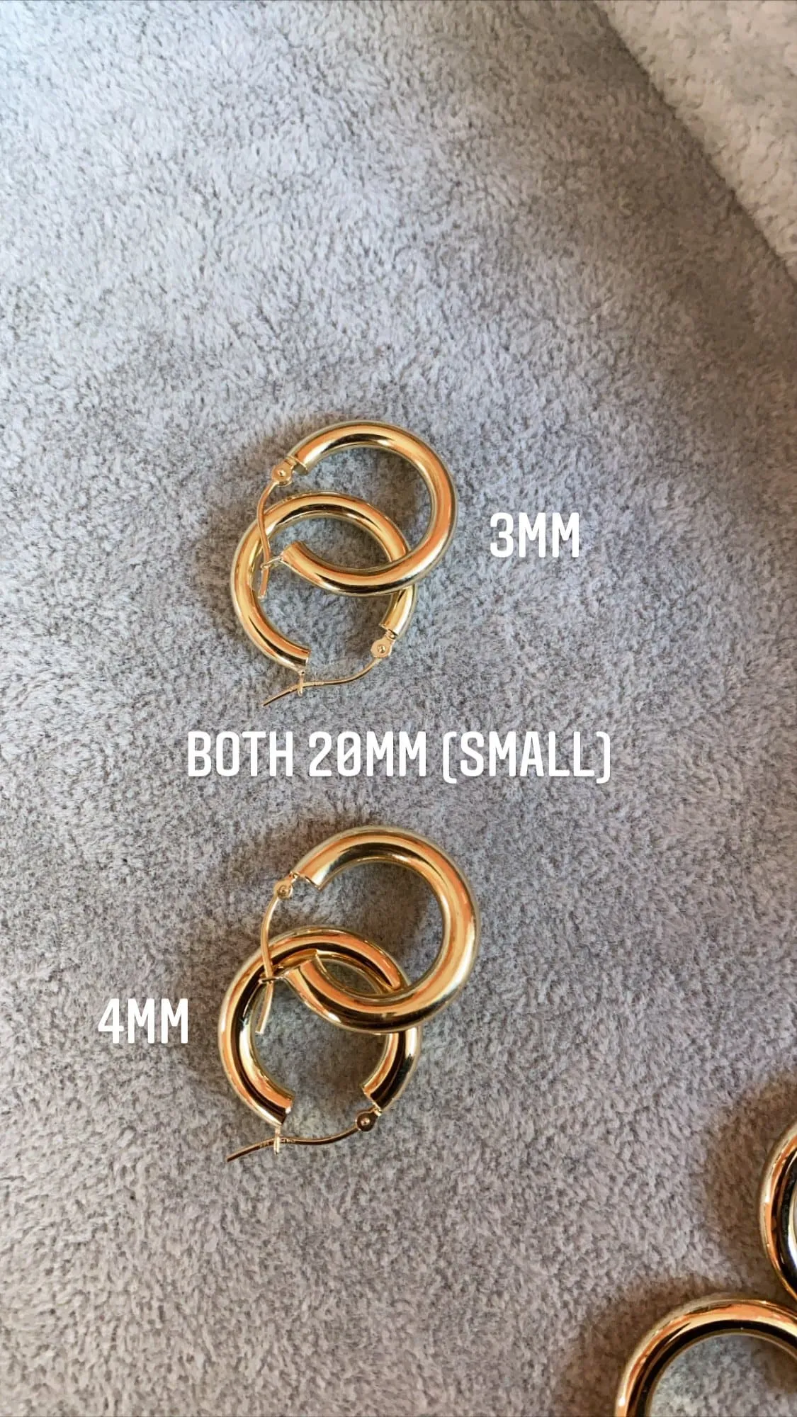 TUBE HOOP EARRINGS (4mm Width)