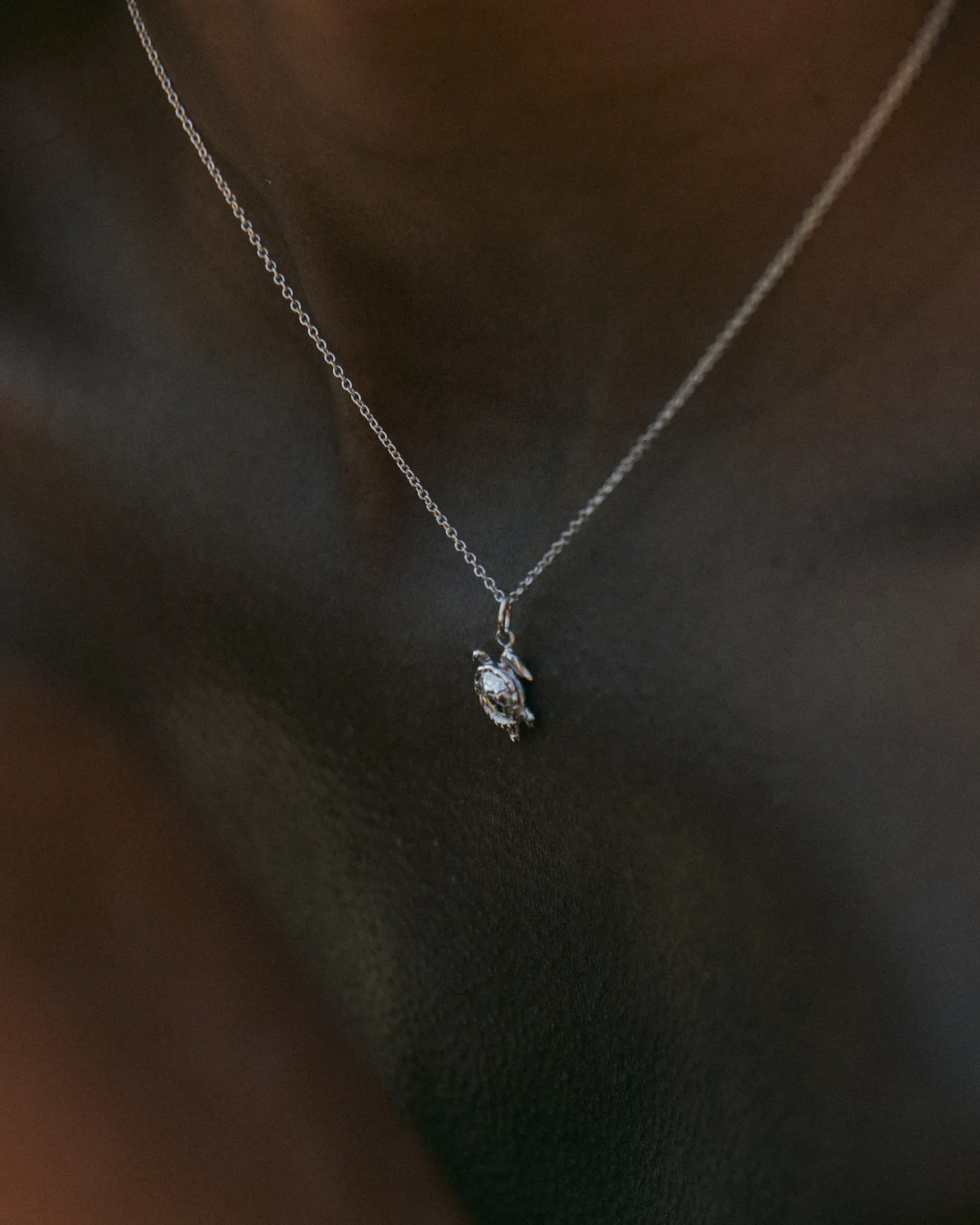 Turtle Pendant | Silver