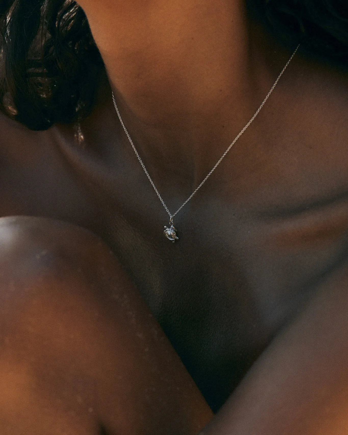 Turtle Pendant | Silver
