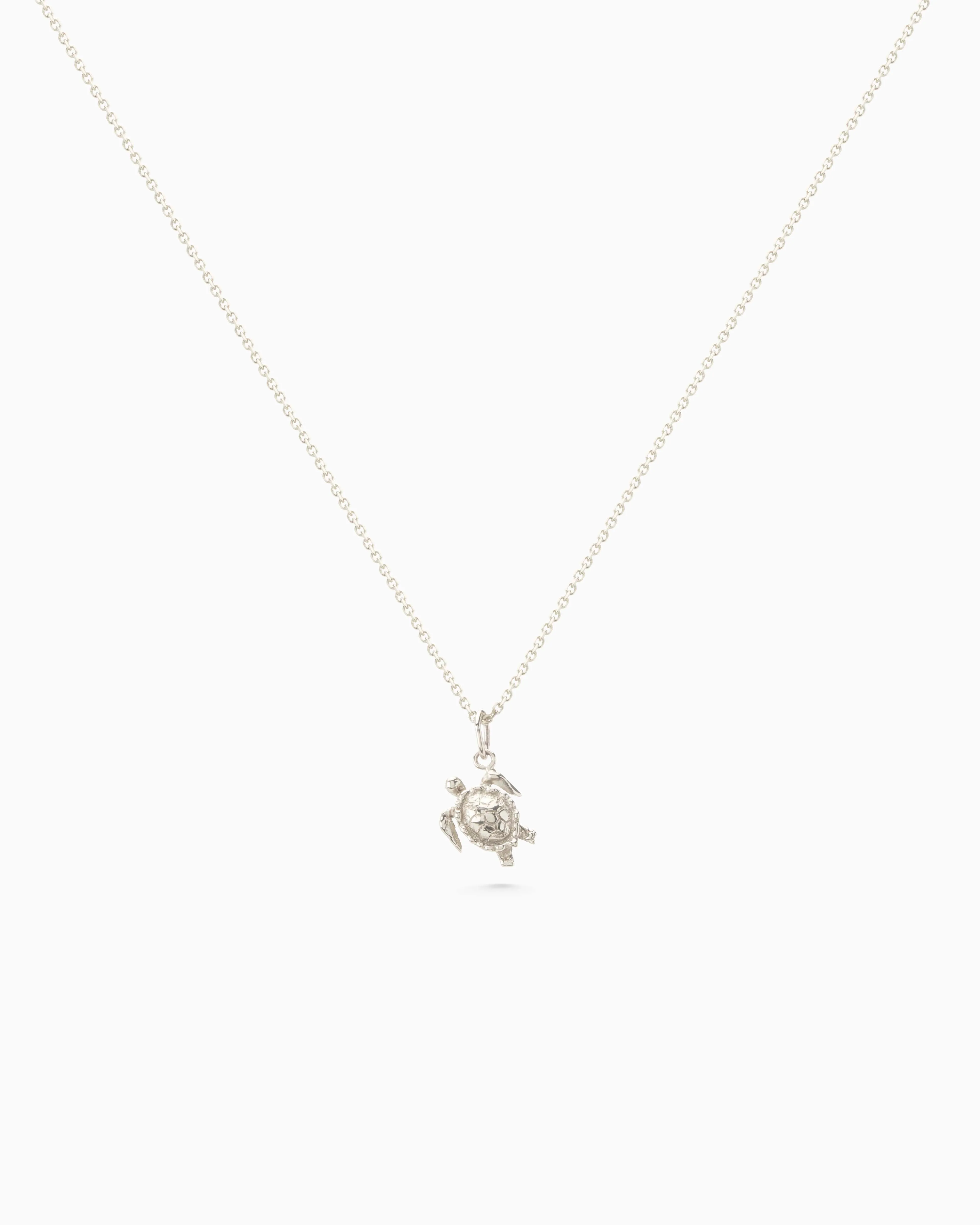 Turtle Pendant | Silver