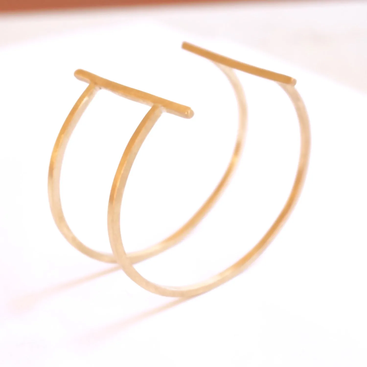 Unique and Beautiful Double T Square Hand-Made Cuff Bracelet - 0177