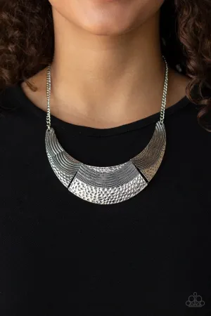 Utterly Untamable Silver Paparazzi Necklace