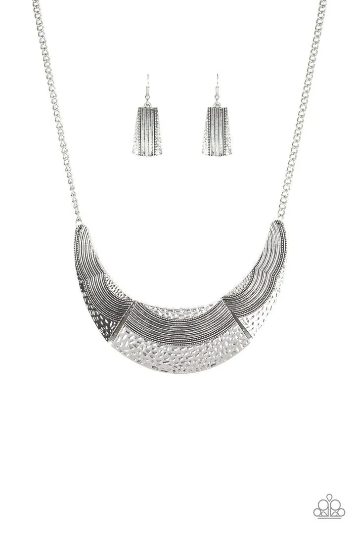 Utterly Untamable Silver Paparazzi Necklace