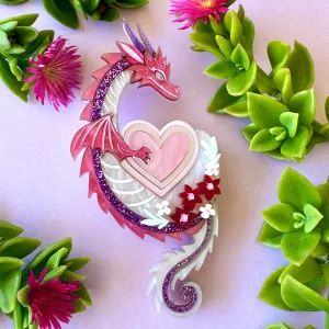 Valentine’s Dragon - Brooch