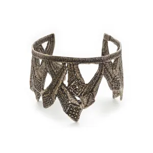 Verte | Oxidised Silver Cuff