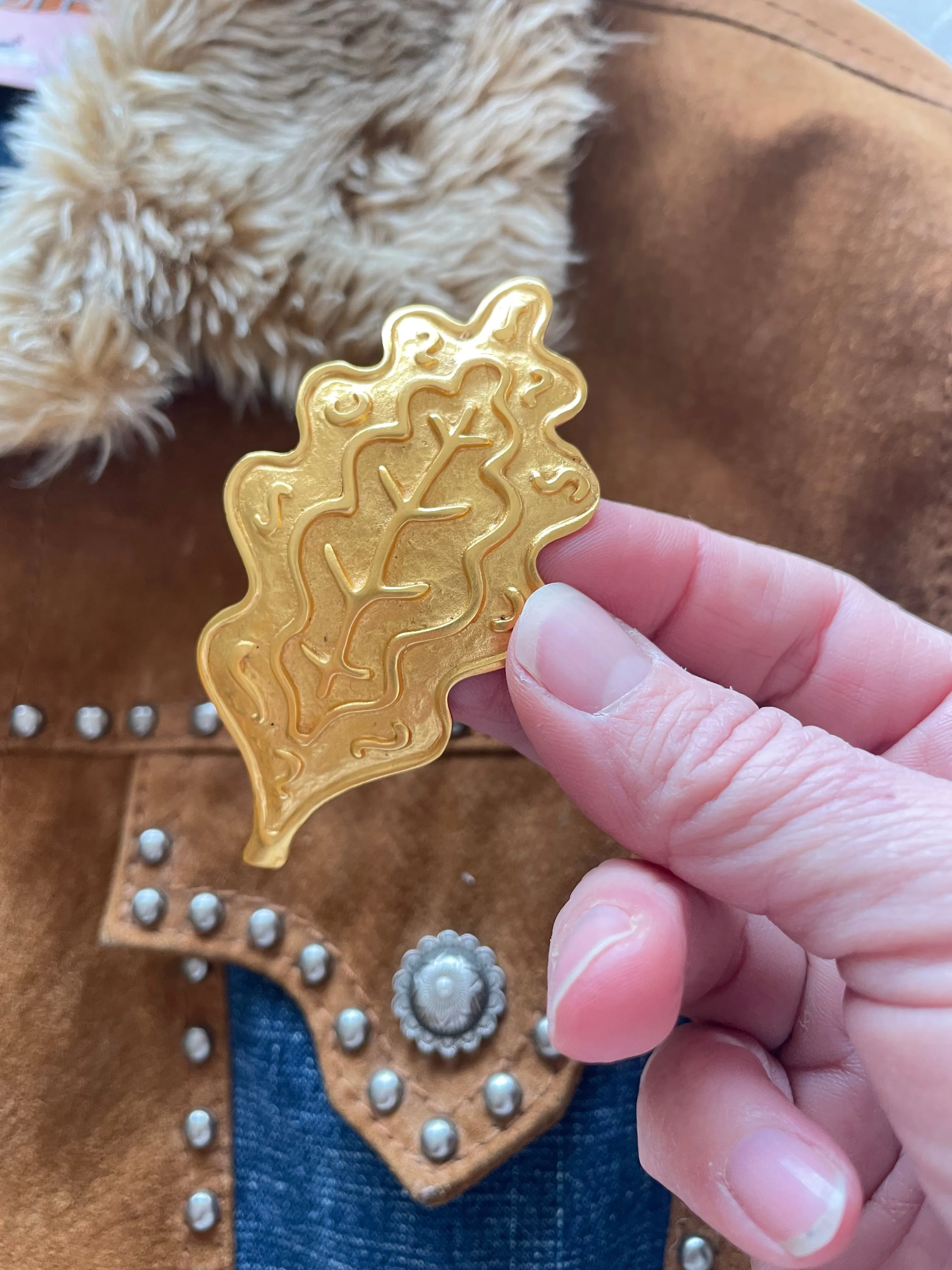 Vintage Designer Brooch Crafted in Costa Rica