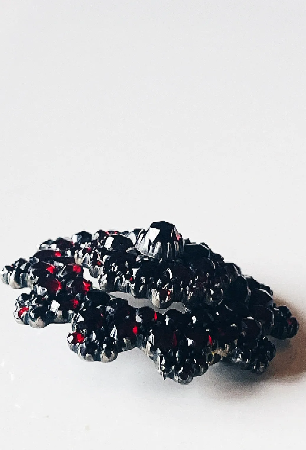 Vintage Eastern European Garnet Brooch