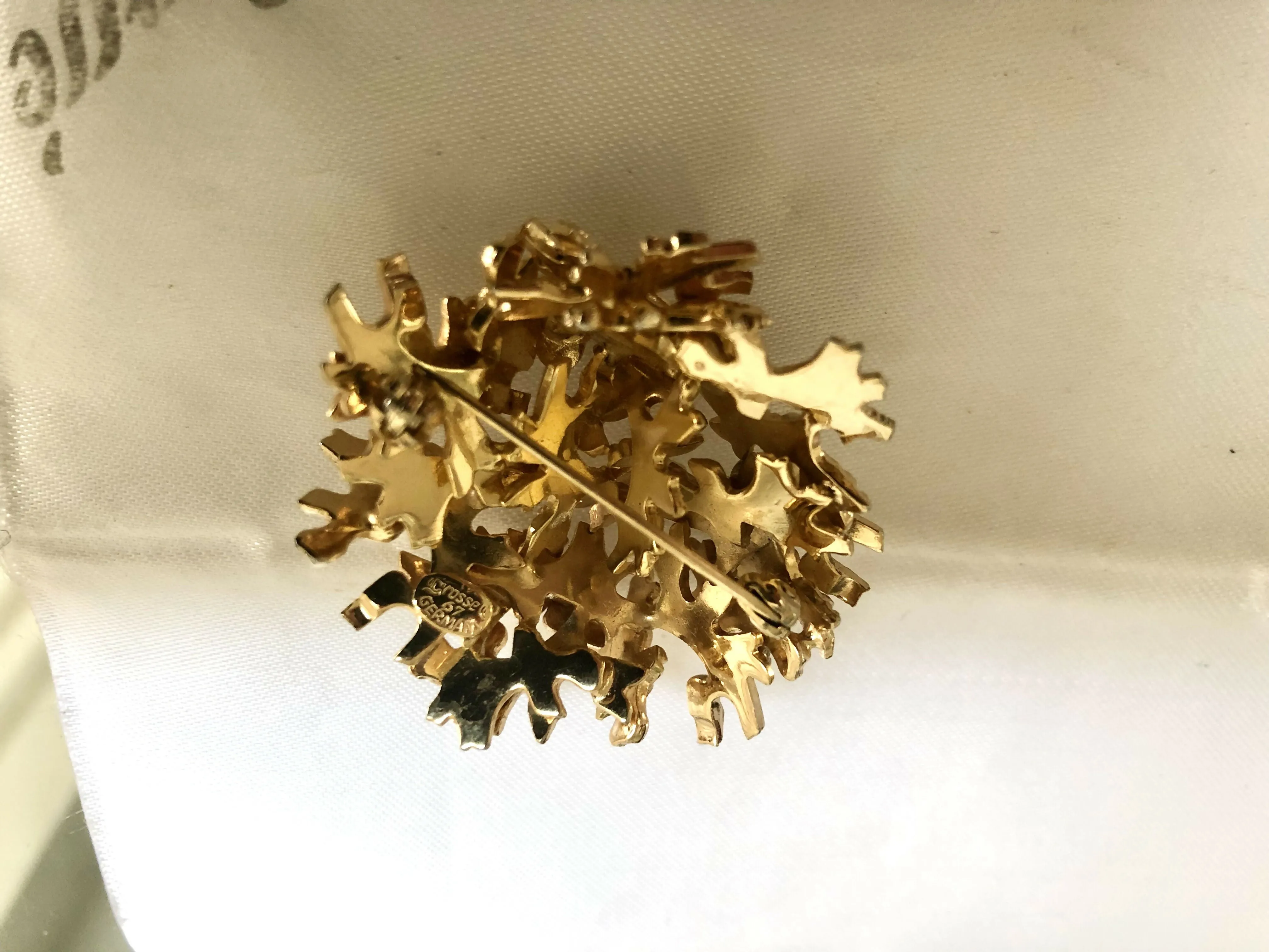Vintage Grosse 1967 Brutalist Style Brooch