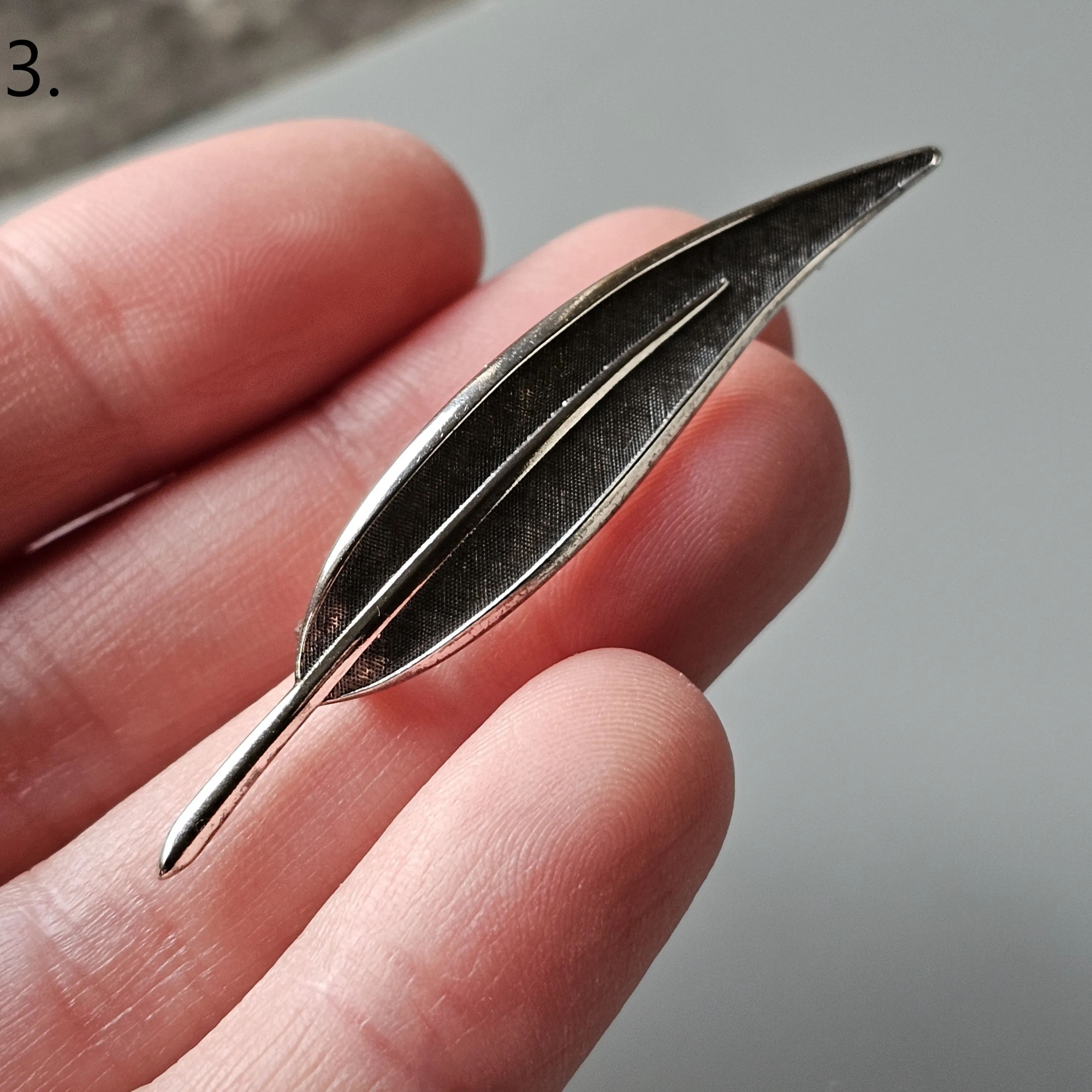 Vintage Silver Brooch Collection - Modernist & Floral Designs