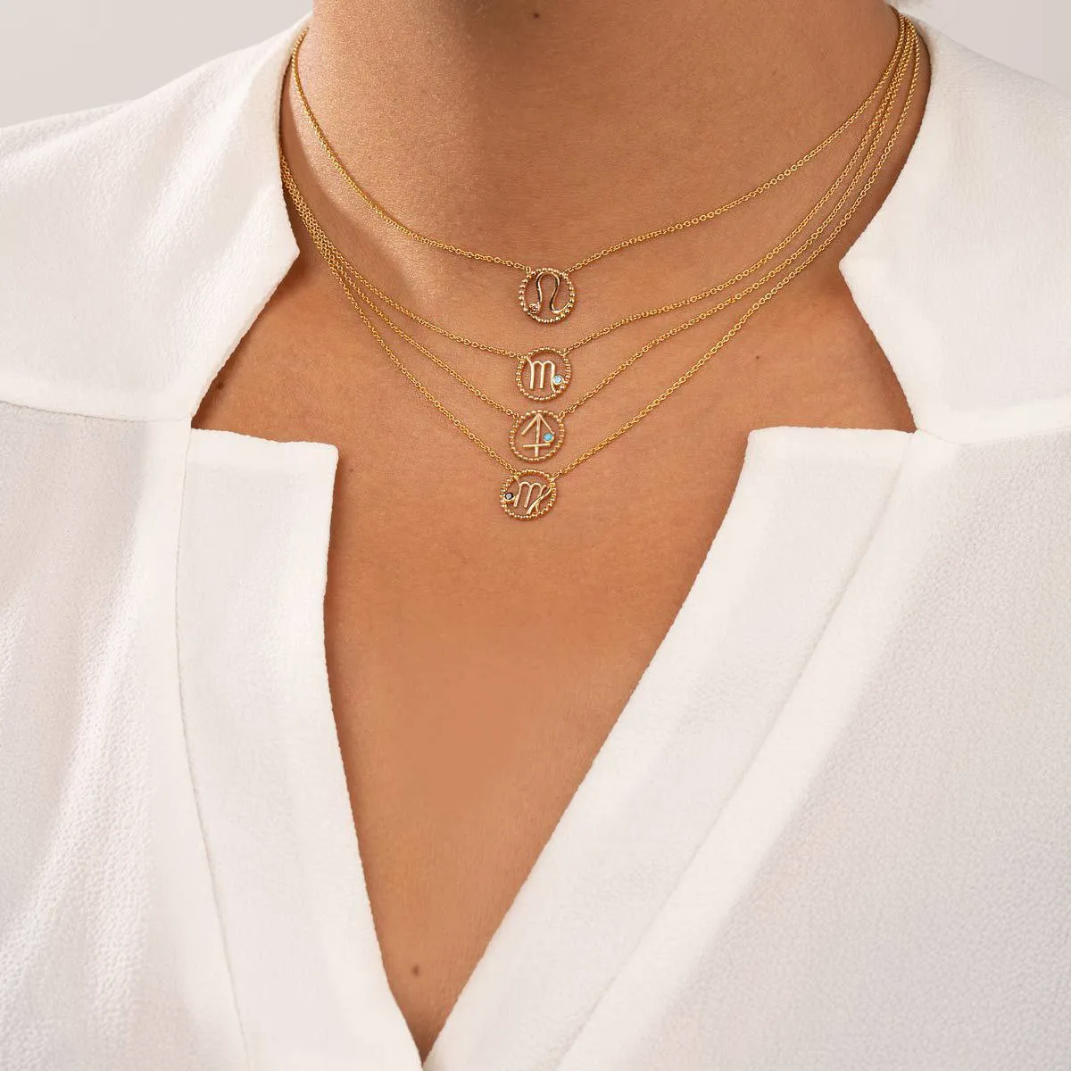 Virgo Gem Necklace