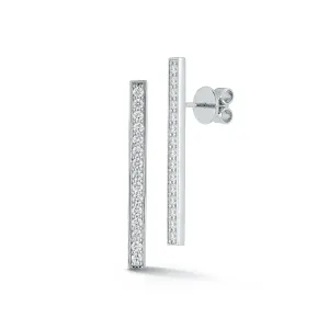 Walters Faith Diamond Bar Earrings