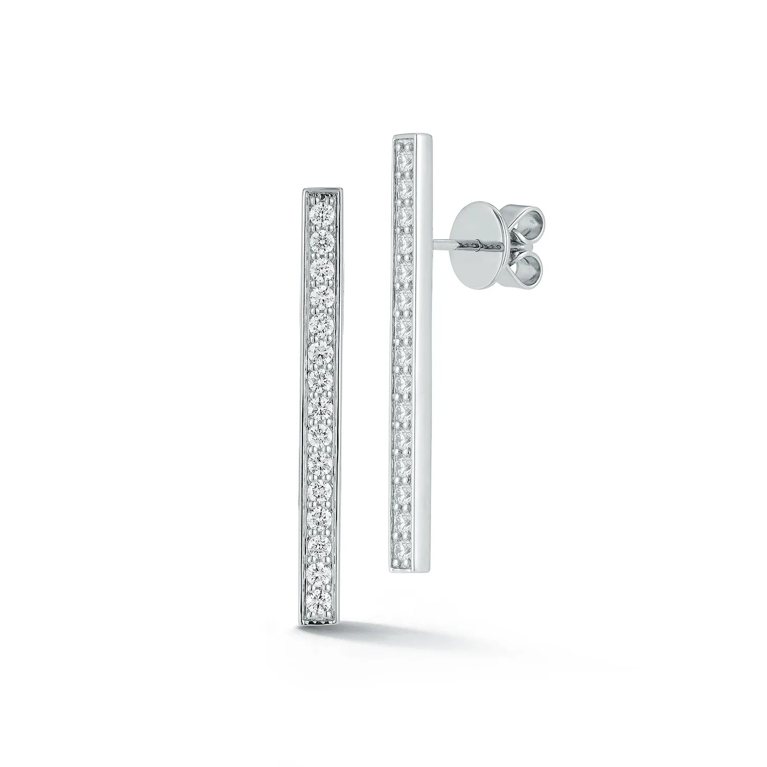 Walters Faith Diamond Bar Earrings