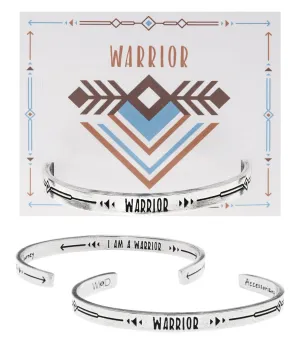 Warrior Quotable Cuff Bracelet