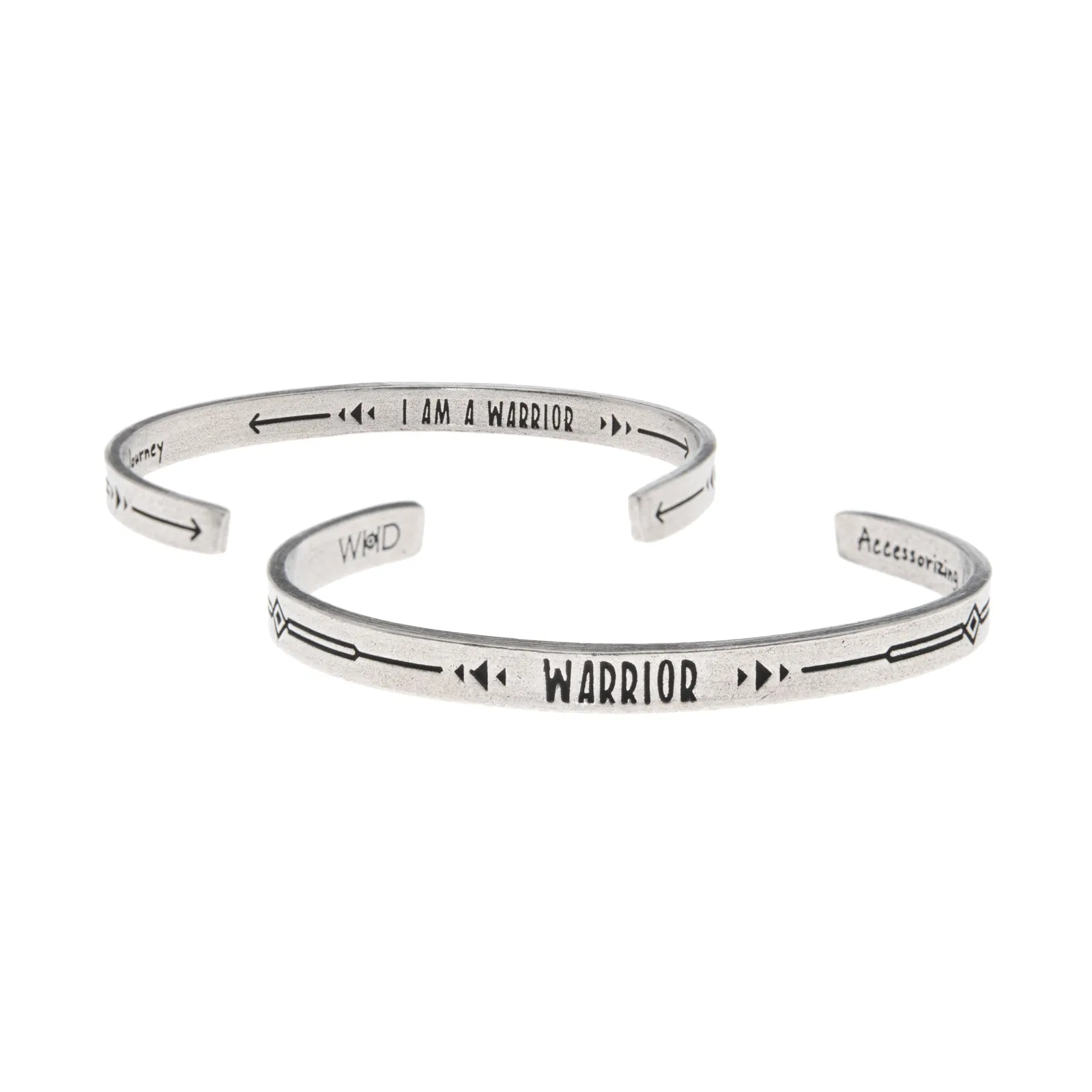 Warrior Quotable Cuff Bracelet
