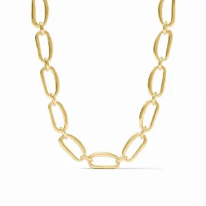Wave Link Necklace (Gold)