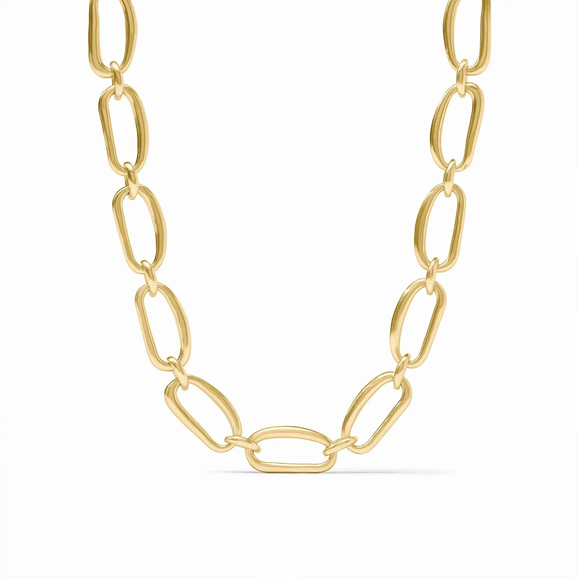 Wave Link Necklace (Gold)