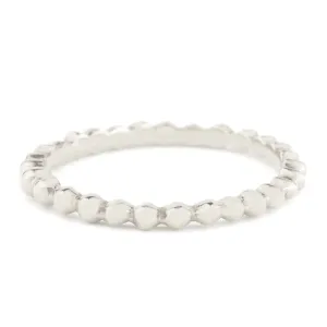 White Gold Plain Seed Band