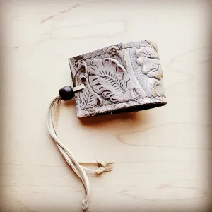 Wide Cuff w/ Adjustable Ties in Gilded Cowboy