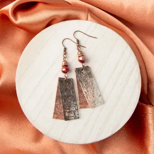Wild Spirit Flower Bar Earrings