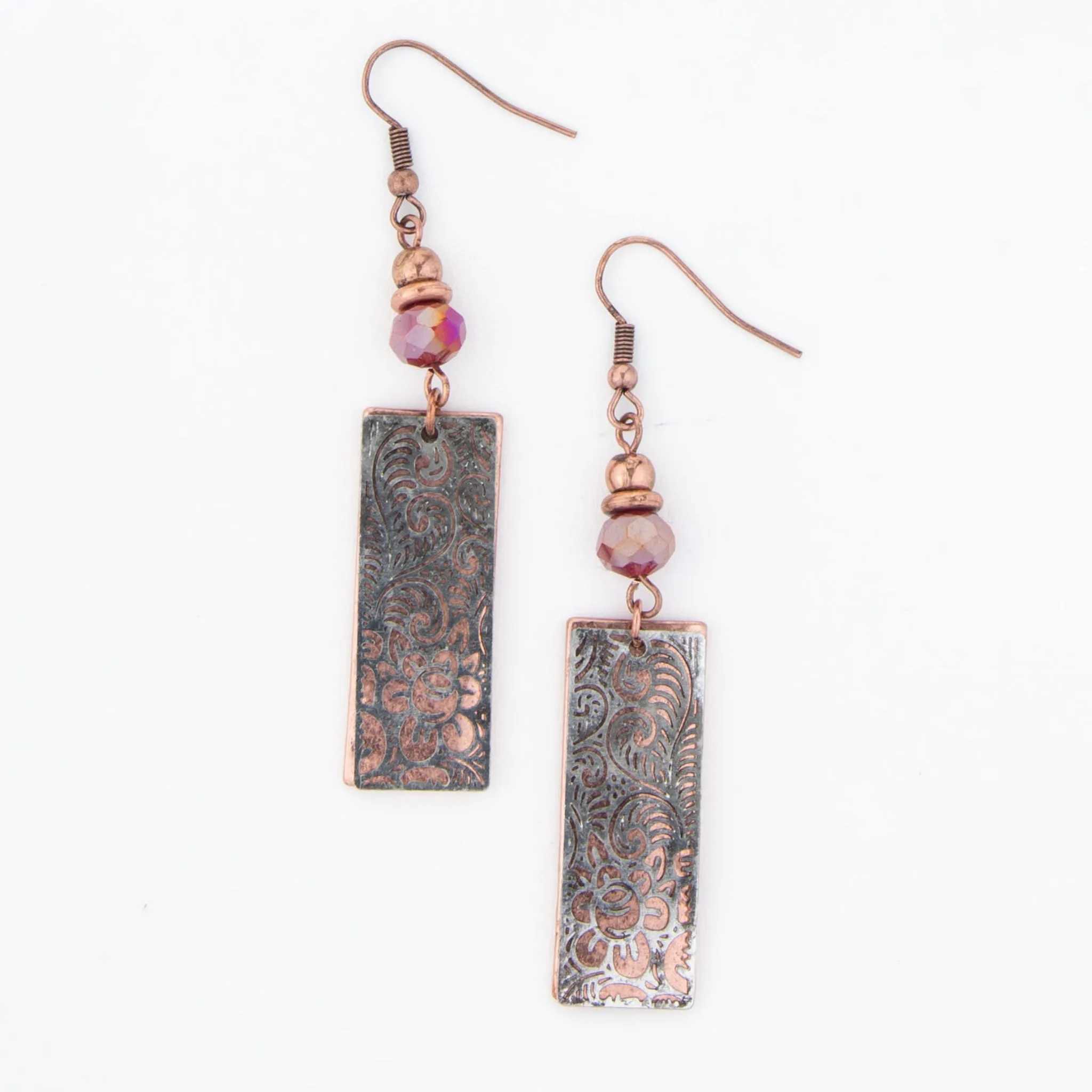 Wild Spirit Flower Bar Earrings