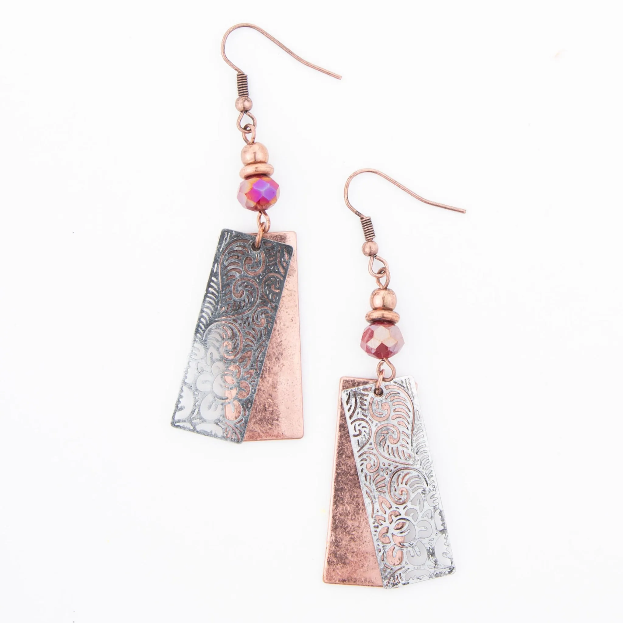 Wild Spirit Flower Bar Earrings