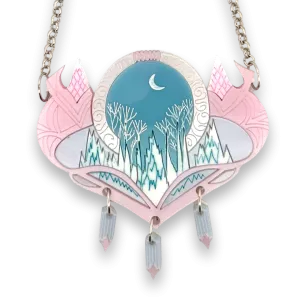 Winter - necklace - Set of 2