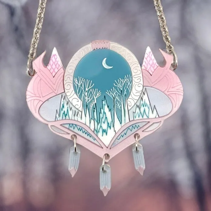 Winter - necklace - Set of 2