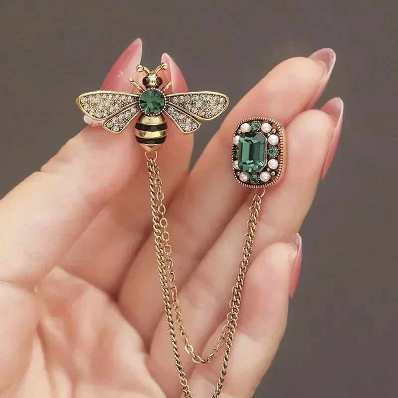 Women's Set Brooch Sweater Pins and Accessories Luxury and Elegant Brooches Brooches for Women Bee Brooches