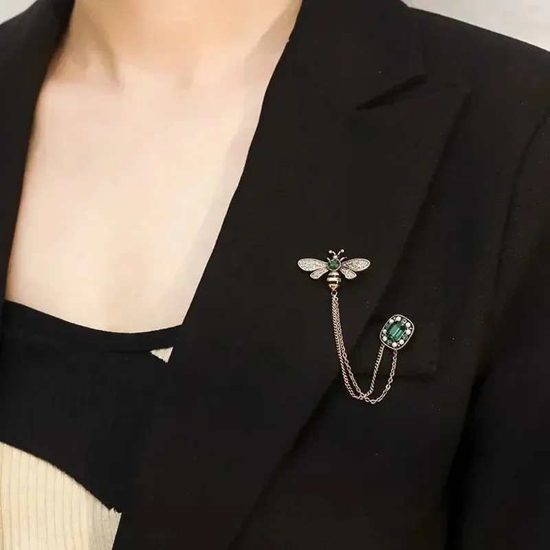 Women's Set Brooch Sweater Pins and Accessories Luxury and Elegant Brooches Brooches for Women Bee Brooches