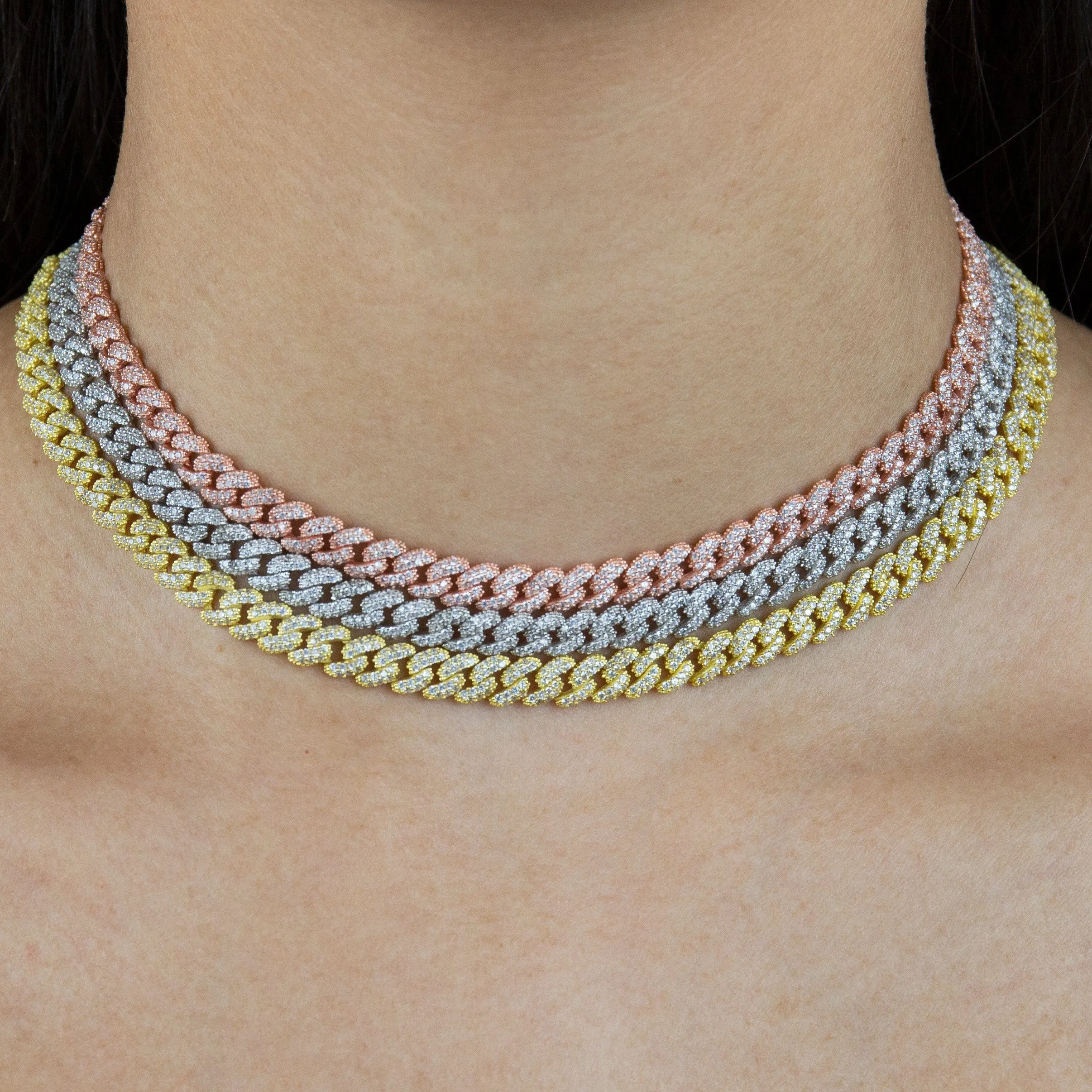 XS Pavé Chain Link Choker