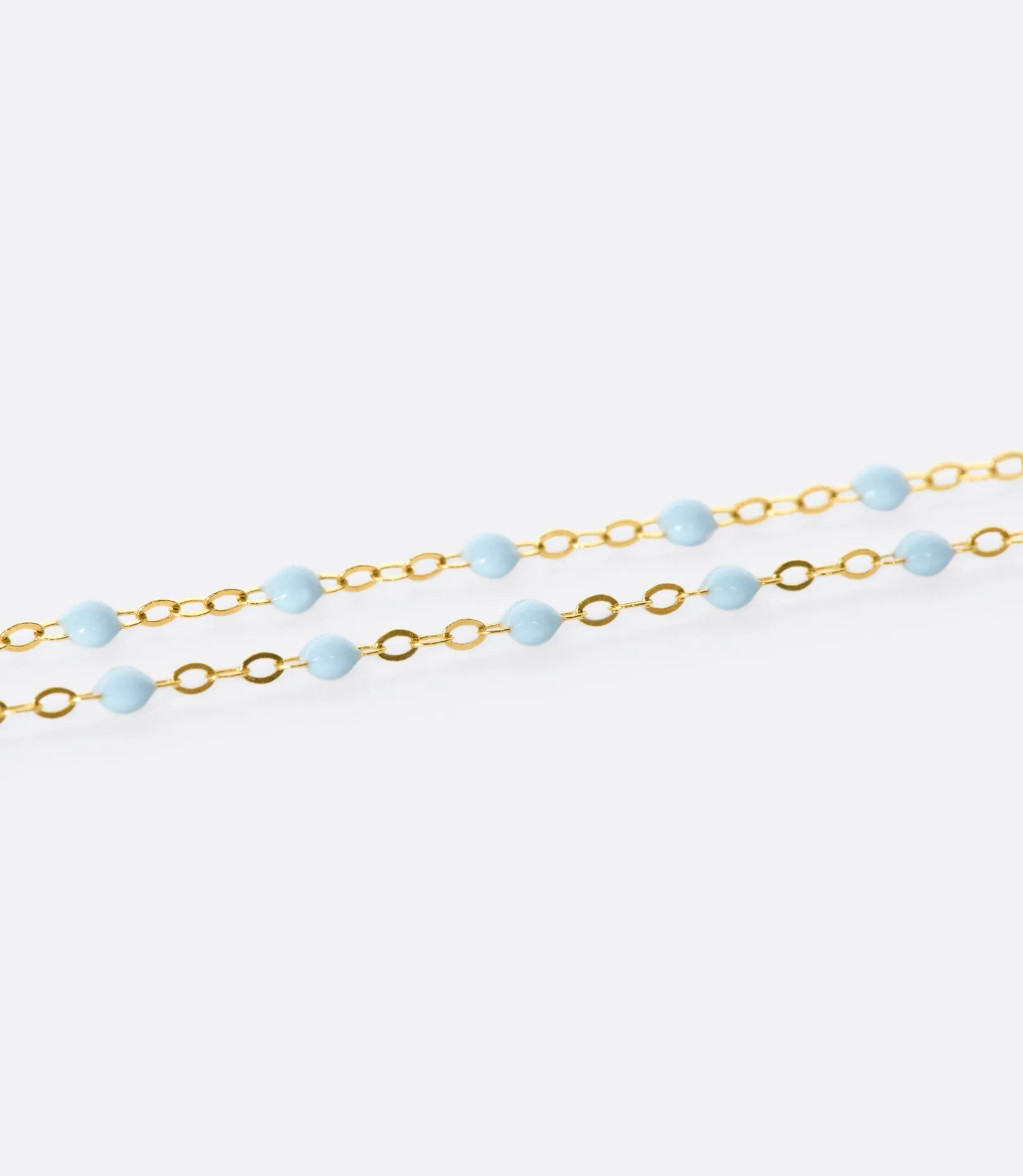 Yellow Gold Resin Beaded Bracelet