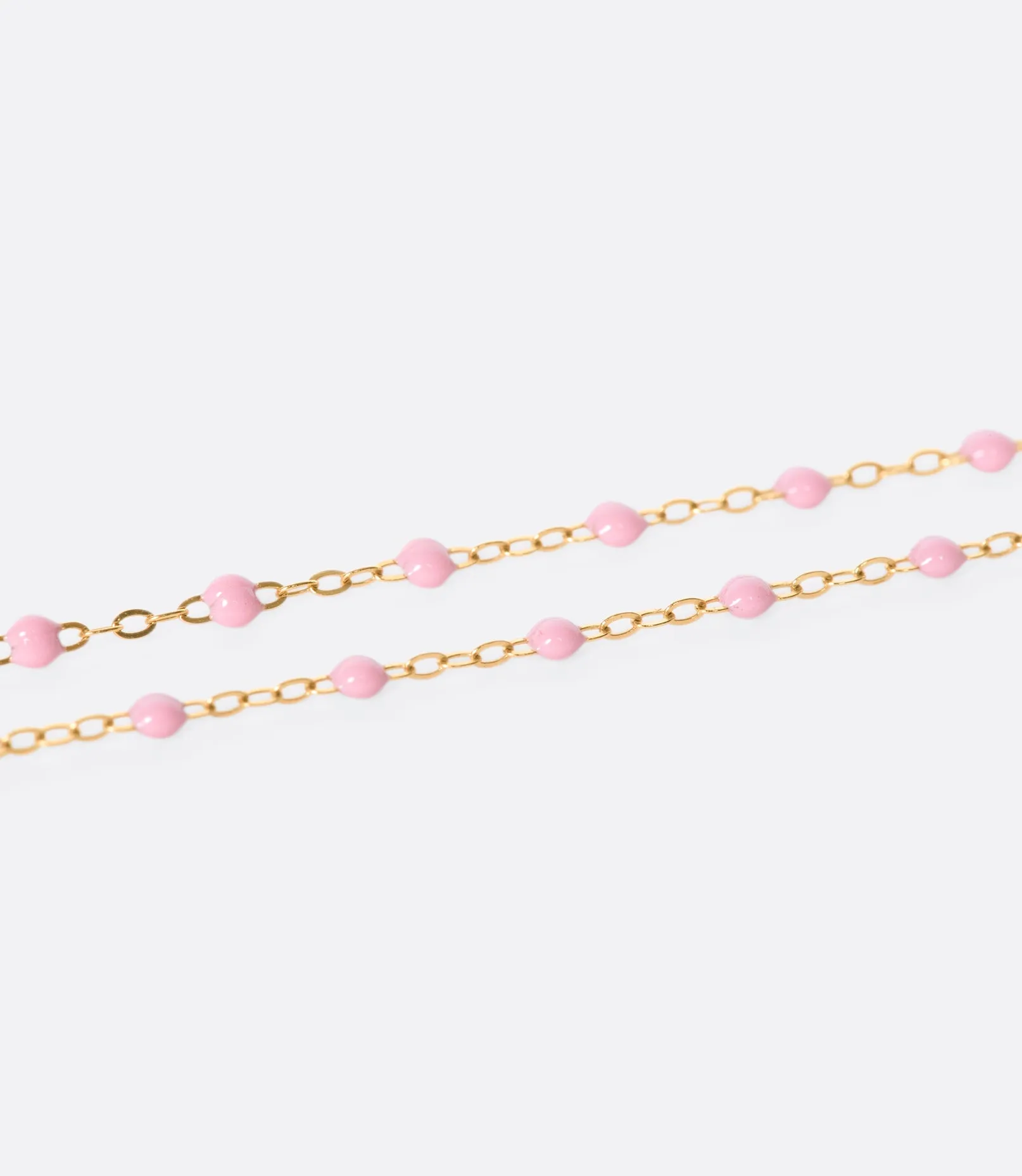 Yellow Gold Resin Beaded Bracelet